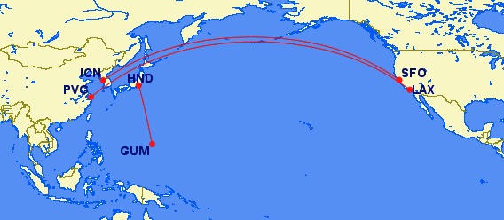 United expanded routes